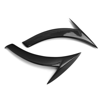 Auto Carbon Fiber Side Fender Air Vent Trim Voor BENZ C-Klasse W205 C63 4 deuren